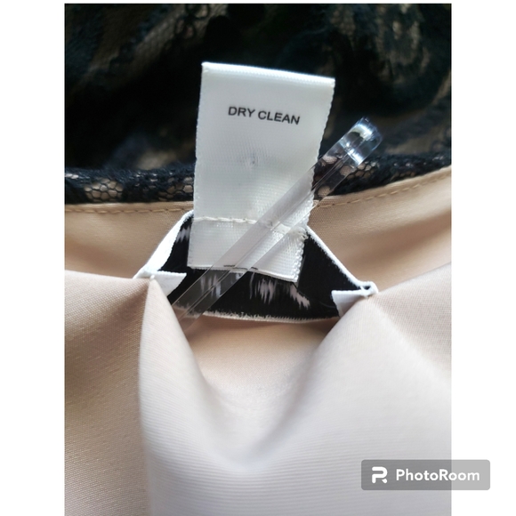 Ann Taylor-Loft Black Lace Strapless Dress Size 2 - Picture 10 of 11